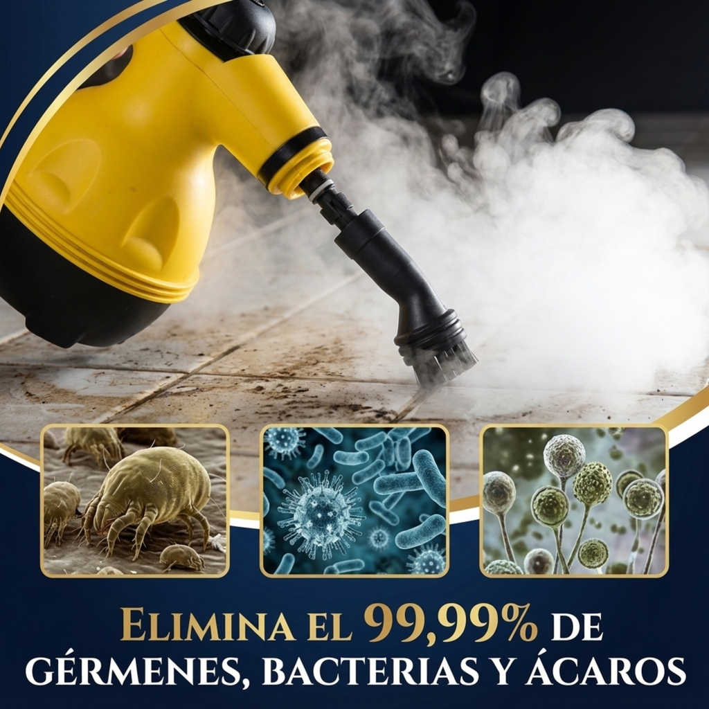 Limpiador a Vapor    + 6 Boquillas GRATIS (0,00€)