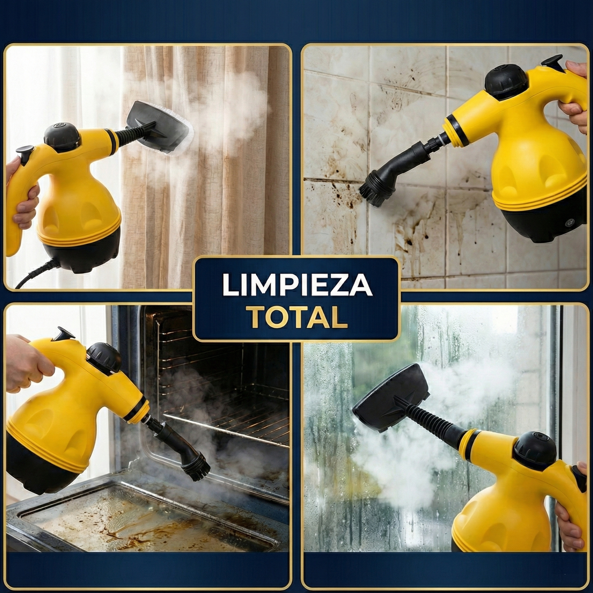 Limpiador a Vapor    + 6 Boquillas GRATIS (0,00€)