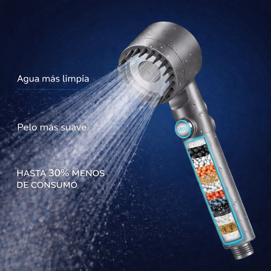 Cabezal de Ducha con Filtro