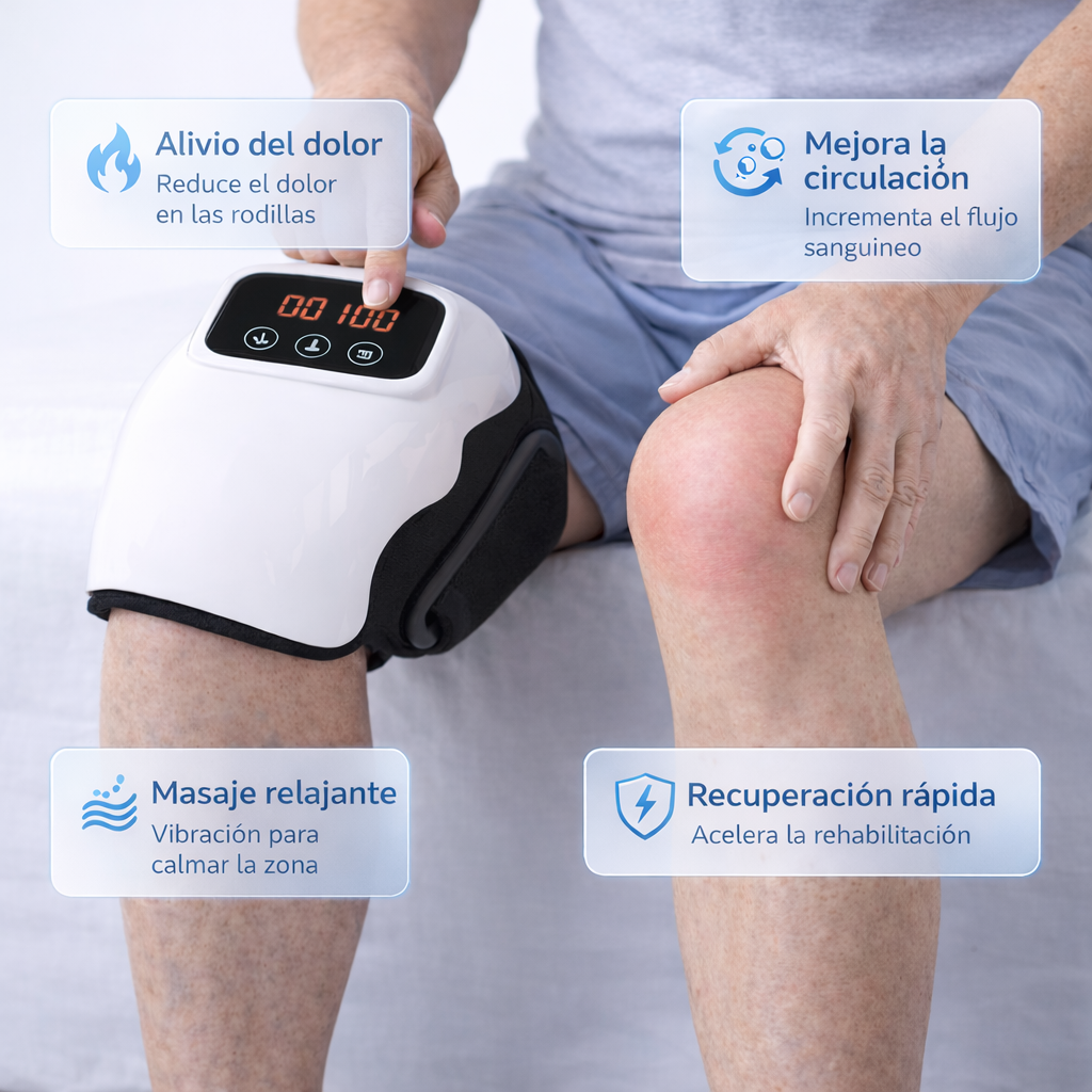 Masajeador de Rodilla + Plantilla de Ejercicios GRATIS (0,00€)